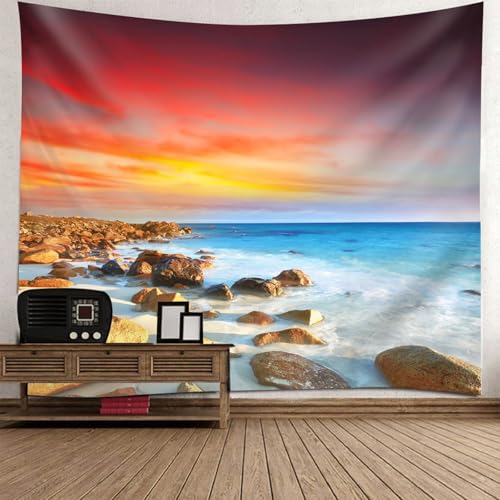 Tapisserie murale tissu paysage grand format pour décoration murale