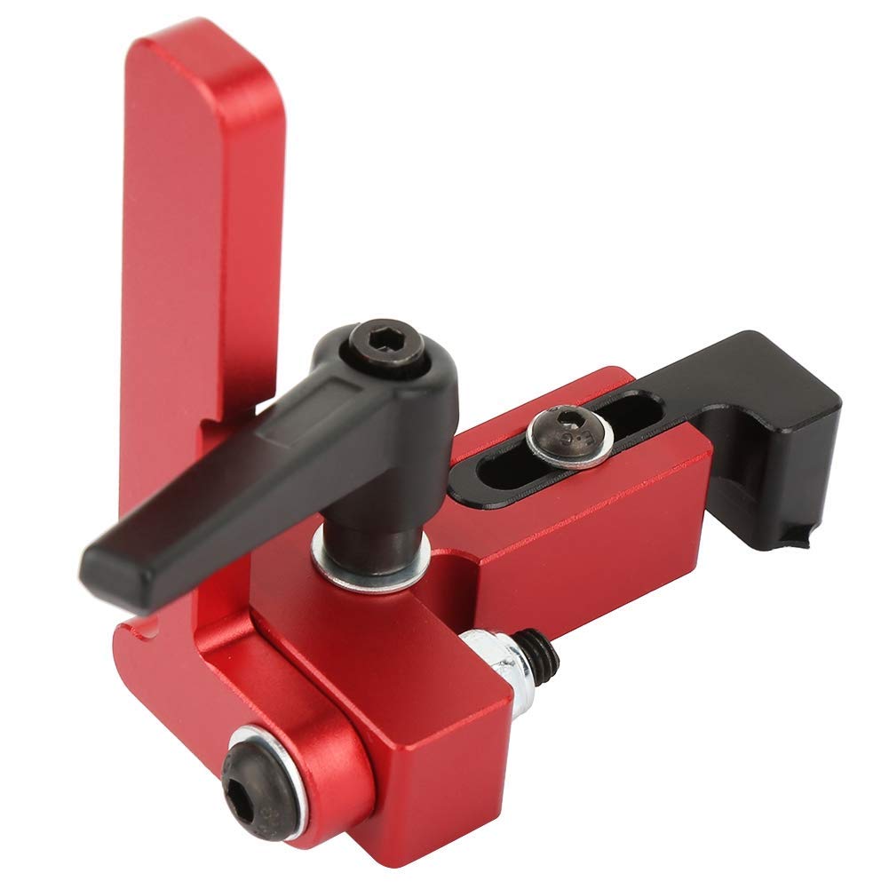 75 Types Miter Track Stop Alloy Steel Adjustable Length Track Limit Woodworking limiter for 75mm / 3inch T-Slot T-Tracks Accurate Length Limit Device