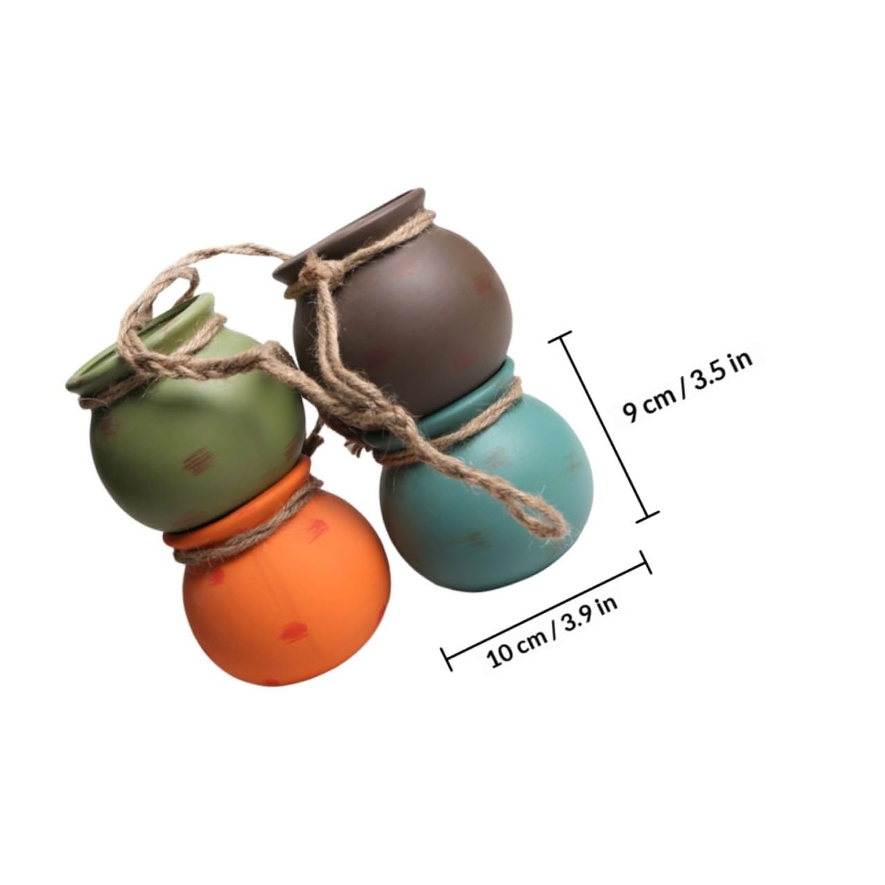 Abaodam 1 Set Pot de Fleurs Suspendu en Céramique, Décoration Élégante