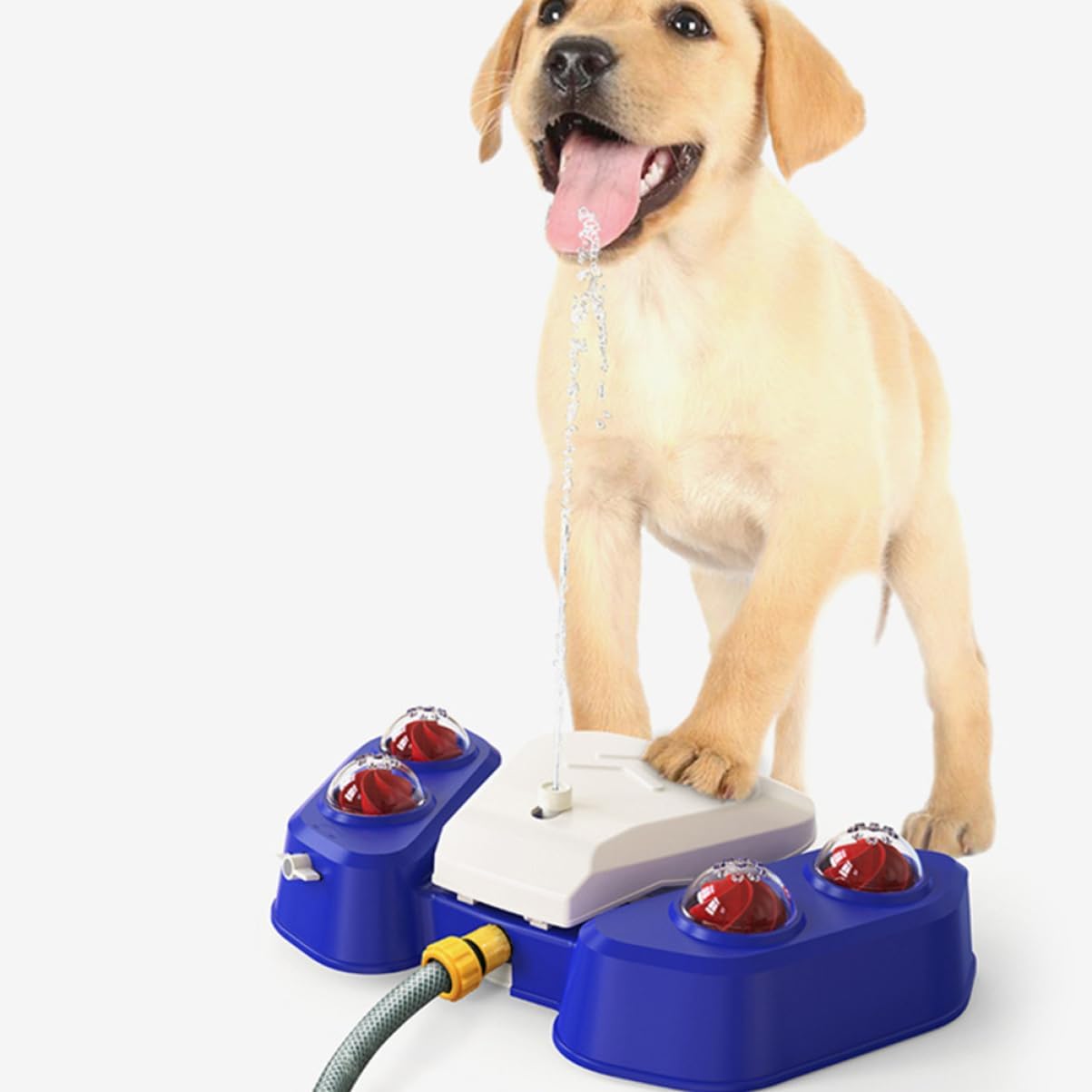 Pet Automatic Water Fountain and Sprinkler Toy for Dogs Multifunctional Bathing and Drinking Device Durable Design for Fun and Hydration for Indoor and Outdoor Use