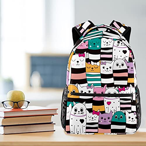Sac à dos enfant chat hipster : la solution pour l'école et les sorties - 6
