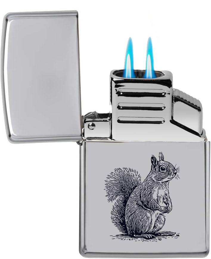 Encendedor Dual Flame Torch Curious Squirrel