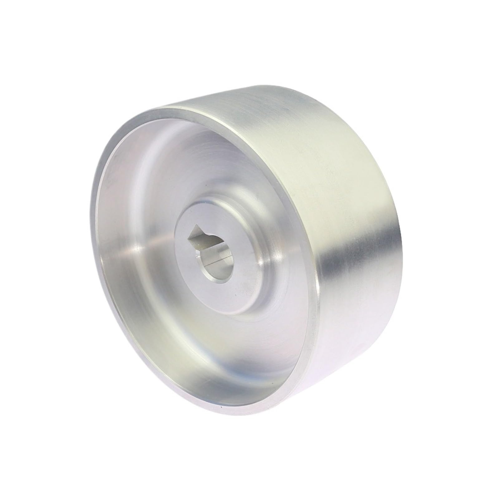 Roue d'entraînement active entièrement en aluminium 130 x 55 x 19/24 mm for machine à courroie avec rainure de clavette(ID19mm 10x6mm keyway)