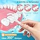 Dental Floss, 300+40 Stück Zahnseide Sticks Zahnstocher Stick, Zahn Draht Zahnpflege Interdental Flossers mit Y-Form Design, Einwegzahnseide Zahnreinigung Sticks von Yuede (6x50+40Pcs) (Weiß)