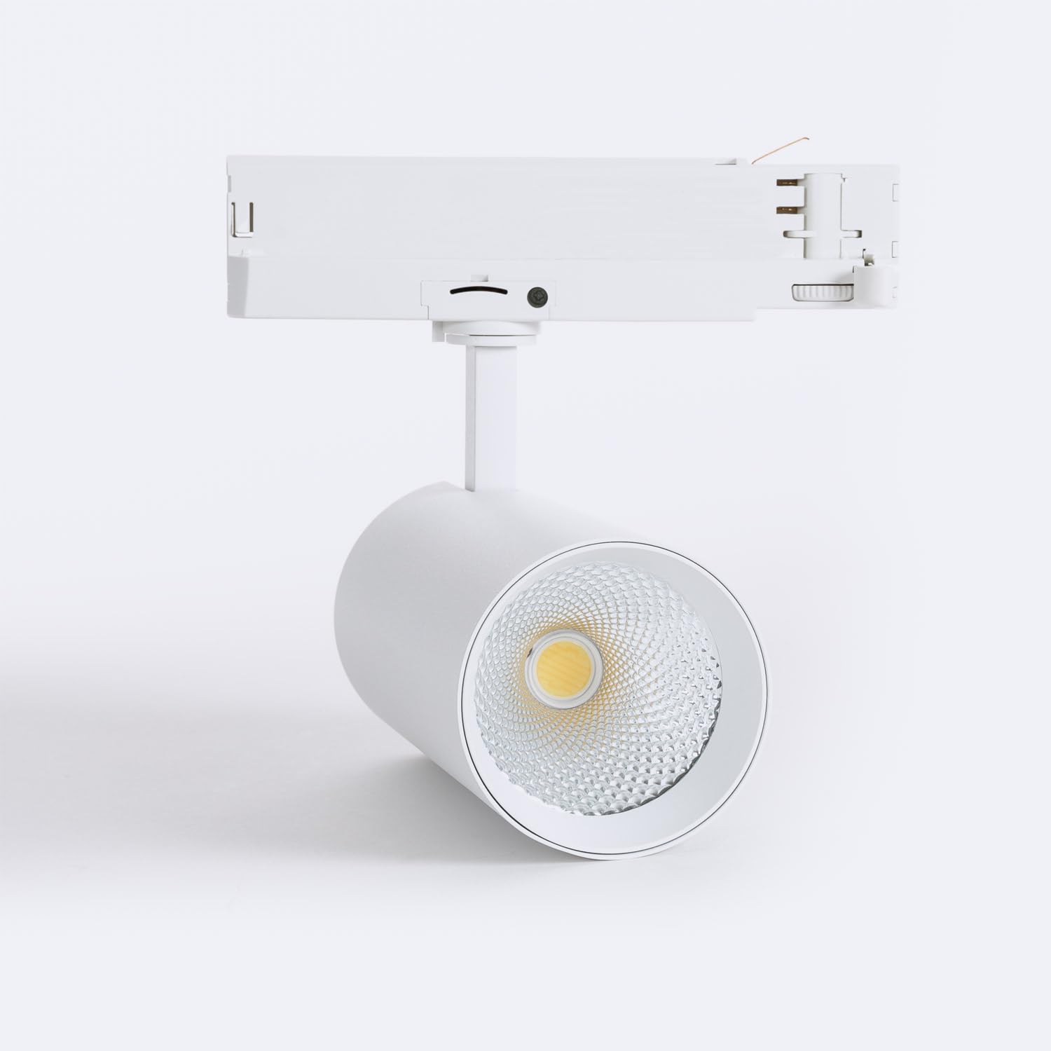 LEDKIA Foco Carril LED Trifásico 40W Carlo CCT Seleccionable Blanco 2700K