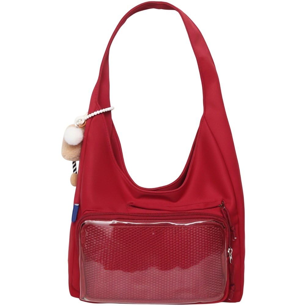 Sac Ita Kawaii à bandoulière pour femmes avec fenêtre transparente