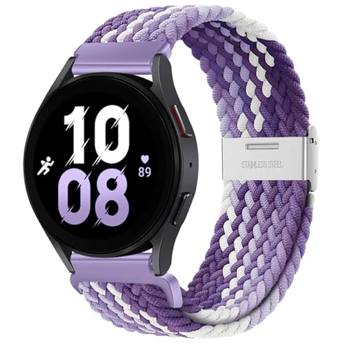 Bracelet tressé SCRUBY pour Huawei GT3 et Samsung Galaxy Watch texture premium nylon