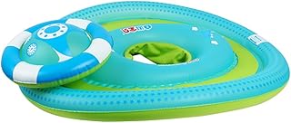 HUIOP Baby Pool Float-Baby Pool Float with Bottom Seat Detachable Upper Float Inflatable Baby Swim Float Baby Swimming Float Ring Toddler Pool Float for 6-48 Months Boys Girls