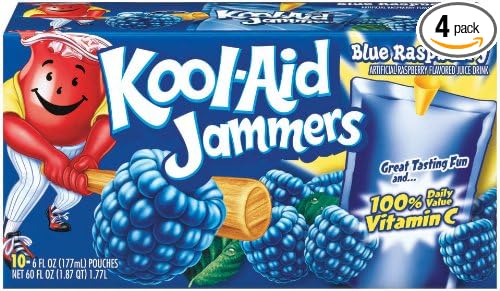 Kool aid jammers blue raspberry nutrition