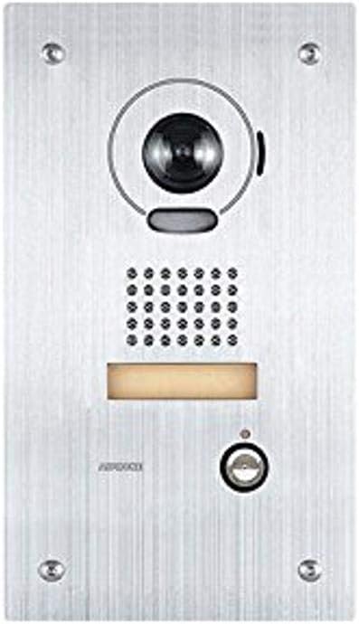 AiphoneCorporation is-IPDVF is-IPDF IP Addressable Video Door Station for is Series IP Video Intercom, Stainless Steel, 10-7/16" x 5-15/16" x 1-5/8"