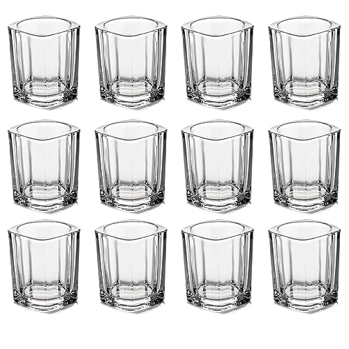 La Mejor Selección de Tequileros de vidrio para comprar hoy. 47 VITTORI | Set de 12 Tequileros Cuadrado Liso