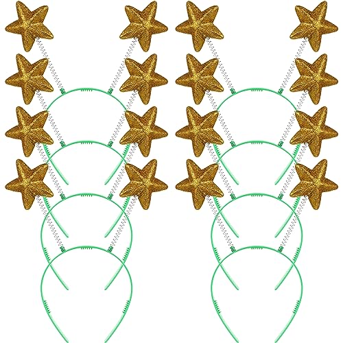 minkissy 8pcs Glitter Star Headband
