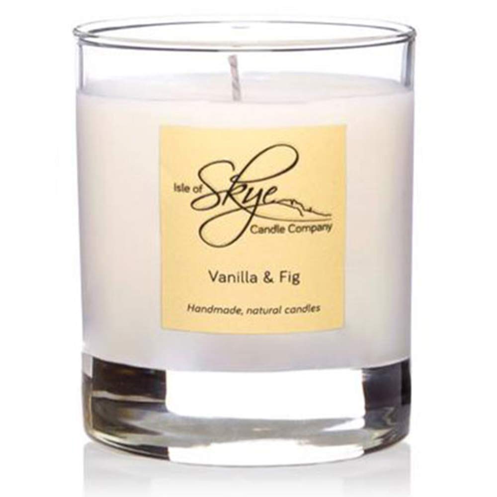 Isle of Skye Candle Company Duftkerze Vanille und Feige, klein, Weiß
