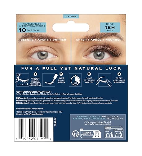 Eylure Volume No. 099 False Lashes, Blue - Image 4