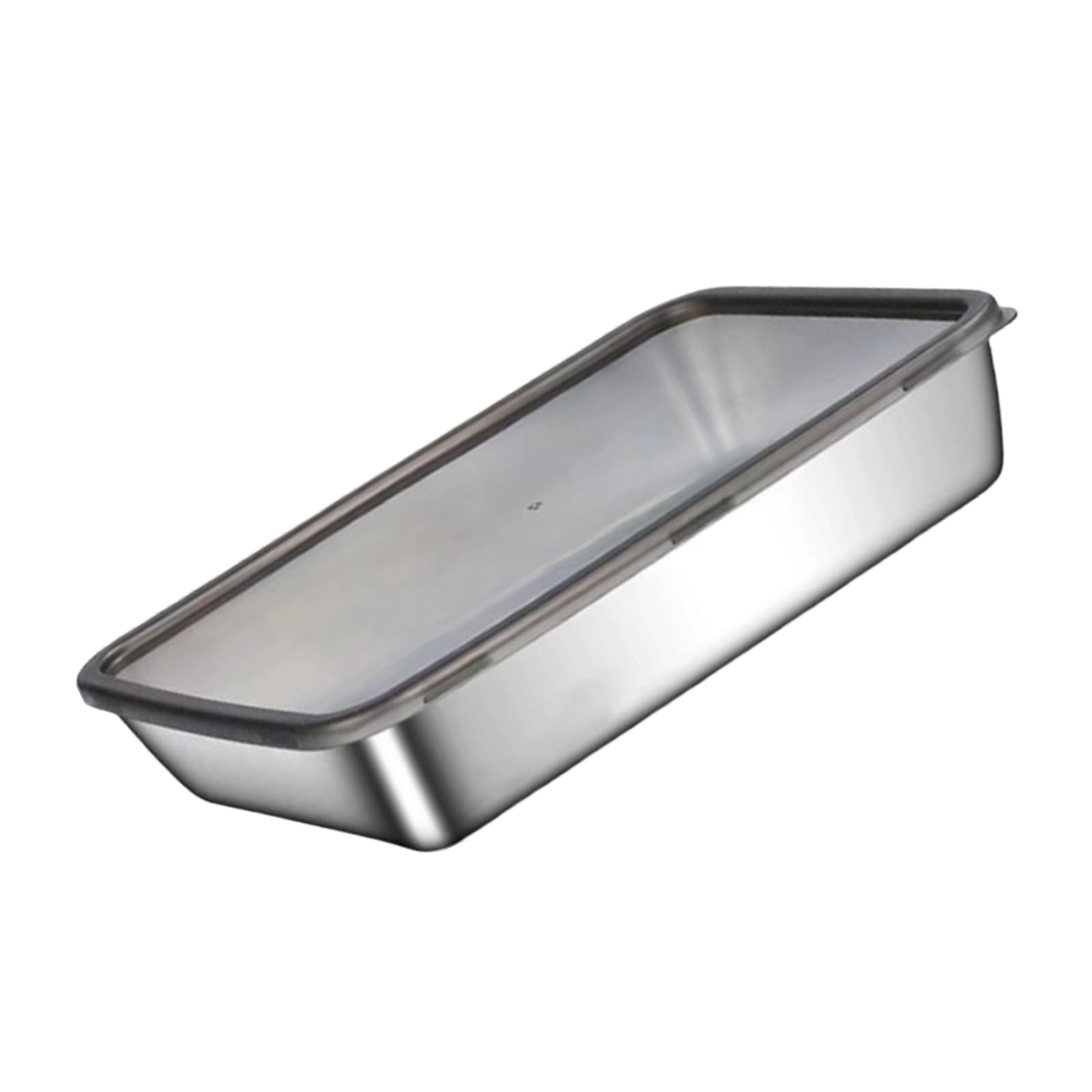 Serving Tray Stainless Steel Grilling Tray, Grilling Prep and Serve Trays BBQ Accessories for Vegetable, Fish, Meat, Seafood Bbq Platter for Raws and Cooked Food