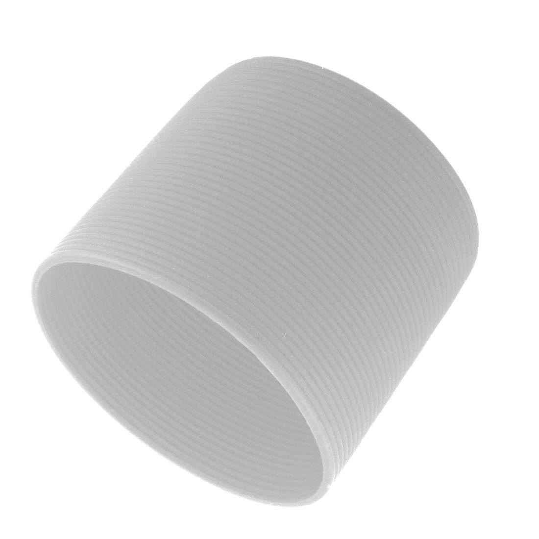 Uxcell Gray Sourcingmap Silicone Household Reusable Heat Resistant Nonslip Glass Bottle Mug Cup Sleeve 6Cm Dia