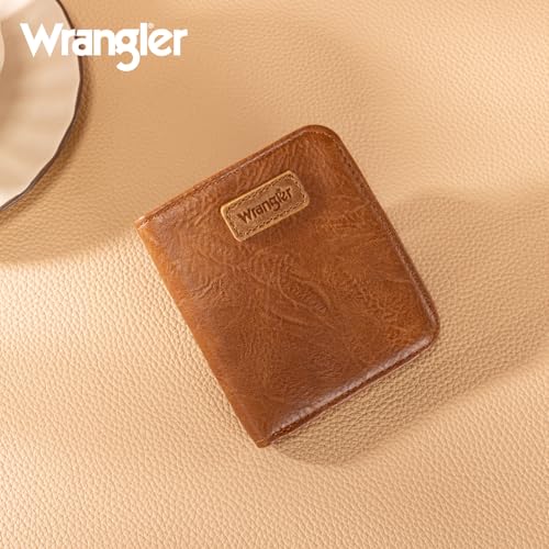 Image of Montana West X Wrangler Small Wallet Women Slim Thin Wallets Card Cases Money Organizer Minimalist Pocket Wallet with RFID Lining