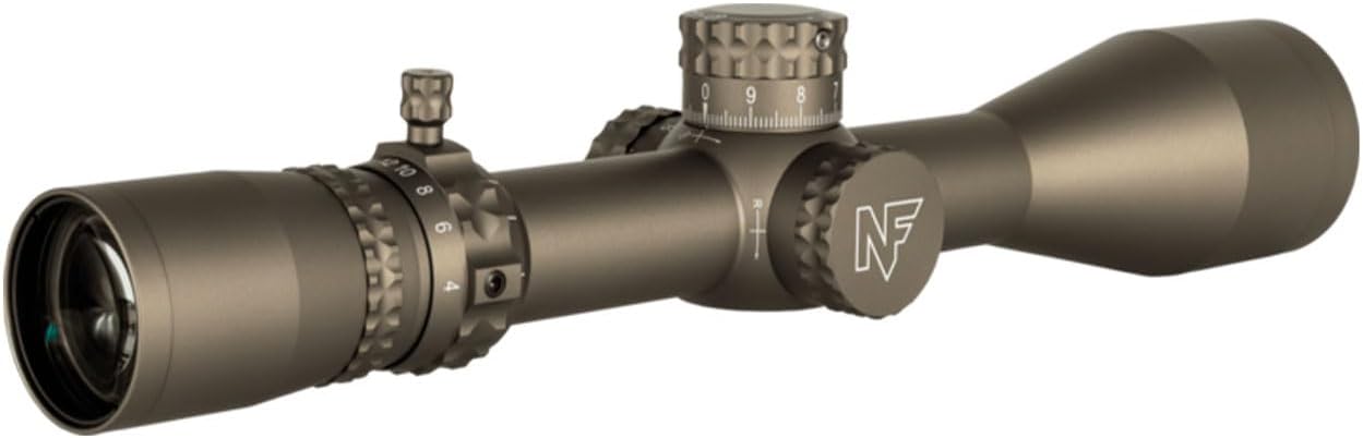 Nightforce NX8 4-32x50mm F1 Riflescope - First Focal Plane (FFP), DigIllum Illuminated Reticle, ZeroStop, Adjustable Parallax, Long Range Precision Scope