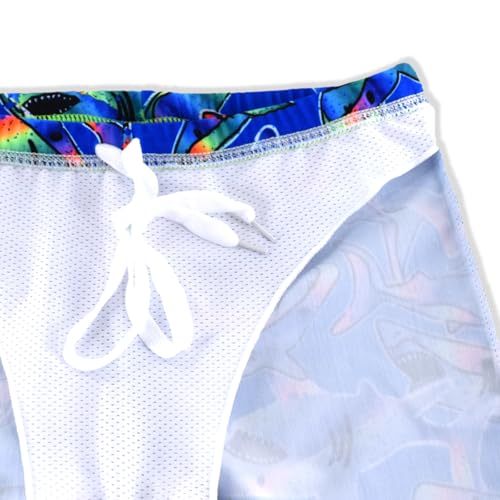 Image of Kids Short Sleeve Sunsuit Swimwear Boys Two Piece Rash-Guard-Sets Dinosaur Pattern