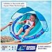 Swimways Infant Spring Float, Baby Pool Float with Canopy & UPF Protection, Swimming Pool Accessories for Kids 3-9 Months, Shark