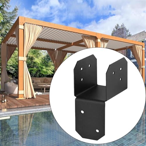 Supports de pergola pour porche et terrasse ombragée - 7