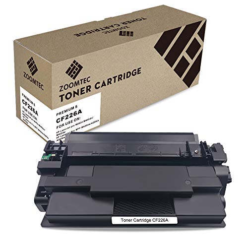ZOOMTEC Compatible 26A CF226A Cartucho de tóner láser Negro para HP LaserJet Pro MFP M426dw M426fdw M426fdn M402N M402dn M402dw Impresora