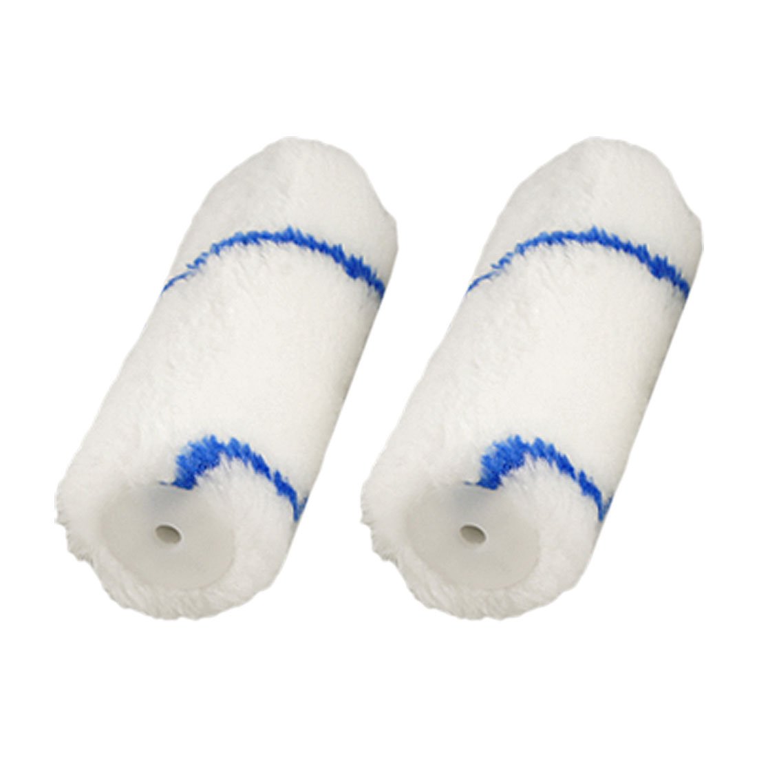 Miniaturowy wałek malarski o długości 5 cali i 12,7 cm, 4 szt. z białej tkaniny