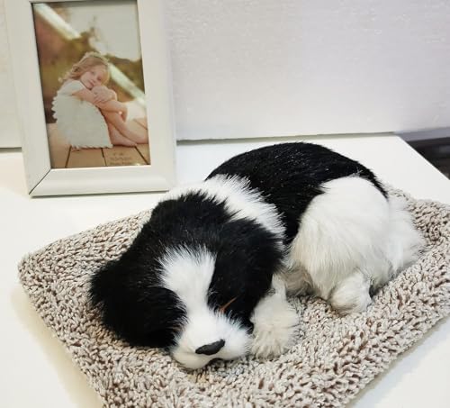 Image of ascension Sleeping Cute Dog for Car Dashboard and Home Decor with Activated Carbon for Decoration Toy Decorative Showpiece Car Accessories Interior Dashboard Decoration Good Gifts (Design 8)