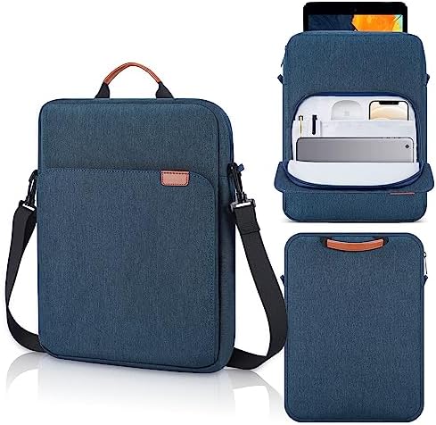 12.9-14.2 Inch Tablet Sleeve Bag for Samsung Galaxy Tab S11 S10 S9 S8 Ultra 14.6",13" iPad Air M2 M3/Pro M5 M4,12.9" iPad Pro/MacBook Air 13.6"/Pro 14.2"/Neo 13/Surface Laptop/Surface Pro 11 Case-Blue