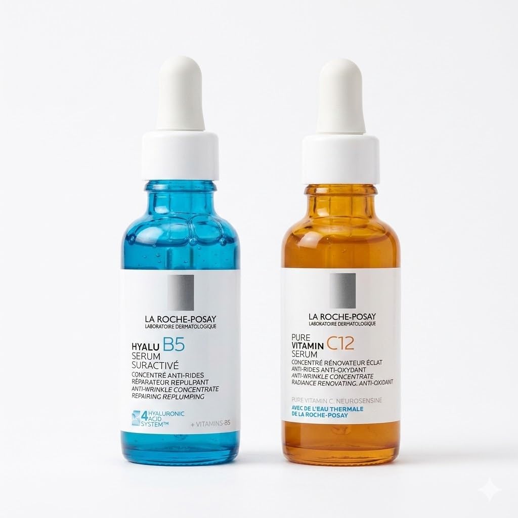 Hyalu B5 + Vitamin C10 – Siero Acido Ialuronico e Vitamina C – Viso Antirughe e Illuminante 2X30ML