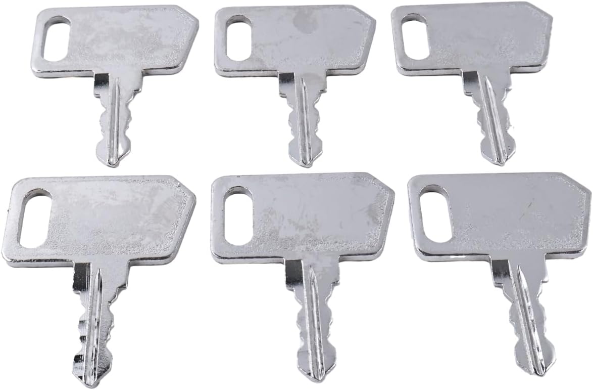 6PCS Sweeper Scrubber Ignition Key 361144 Compatible with Tennant S20 T5 T7 T12 T15 T16 T17 R14 6100 6200 6400 7100 7200 7300 8300 fits Nobles Strive Rider, SpeedScrub Rider, EZ Rider HP