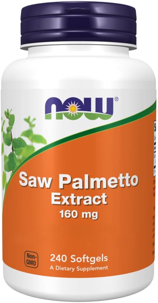 Now Foods Saw Palmetto Extract, 160mg, 240 Softgels, 2 51WaiQcEZSL. AC SL1000 -