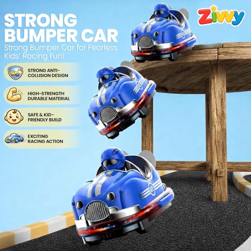 Image of Remote Control Bumper Car Toy for Two Players | 2.4GHz RC Bumper Car | High-Speed Racing Toy | USB Rechargeable | Fun Battle Game | Birthday Gift for Boys & Girls