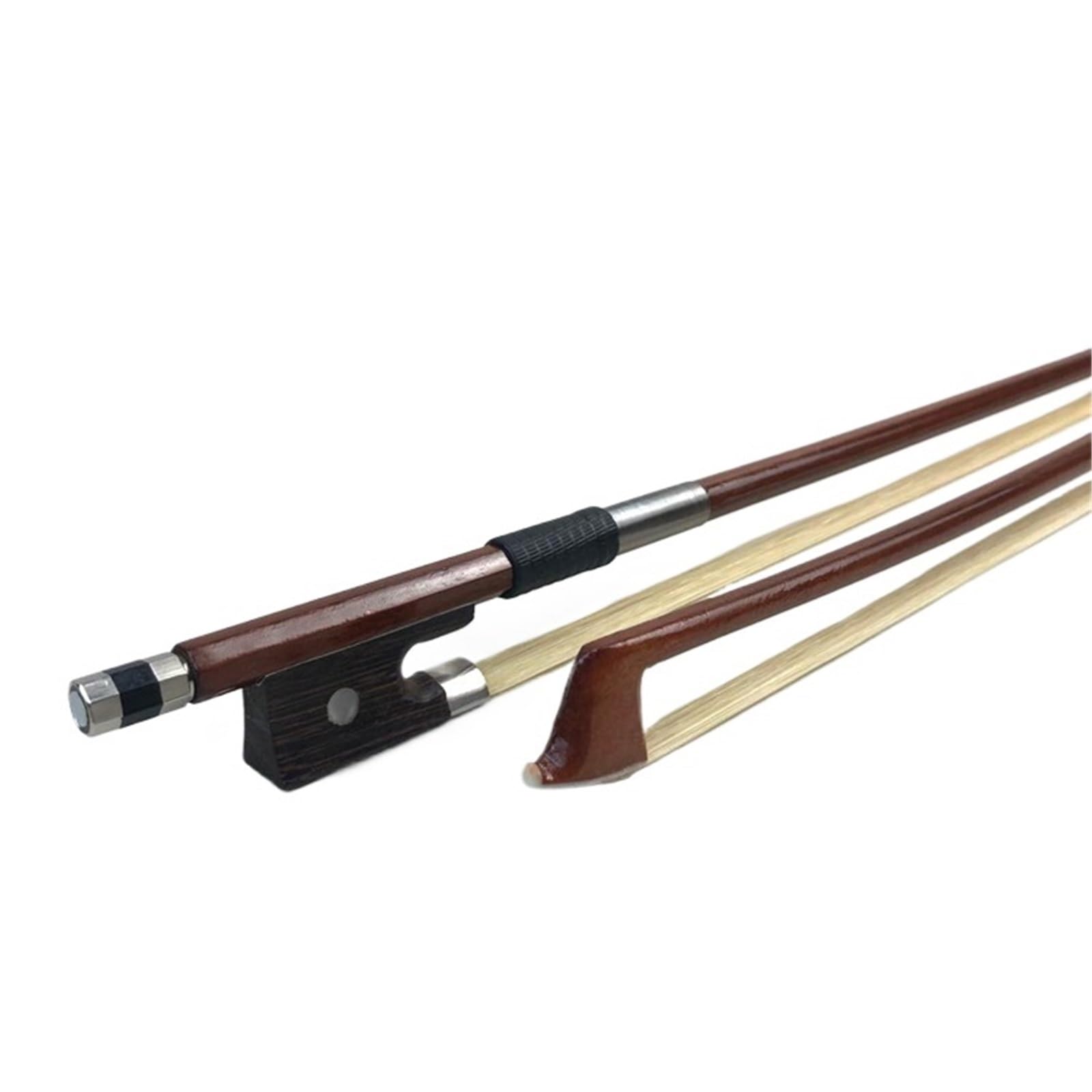 Archet De Violon Pour Pratique Archet De Violon D'entraînement Rond En Wengé 1/10 Accessoires Pour Instruments De Musique(1/2)