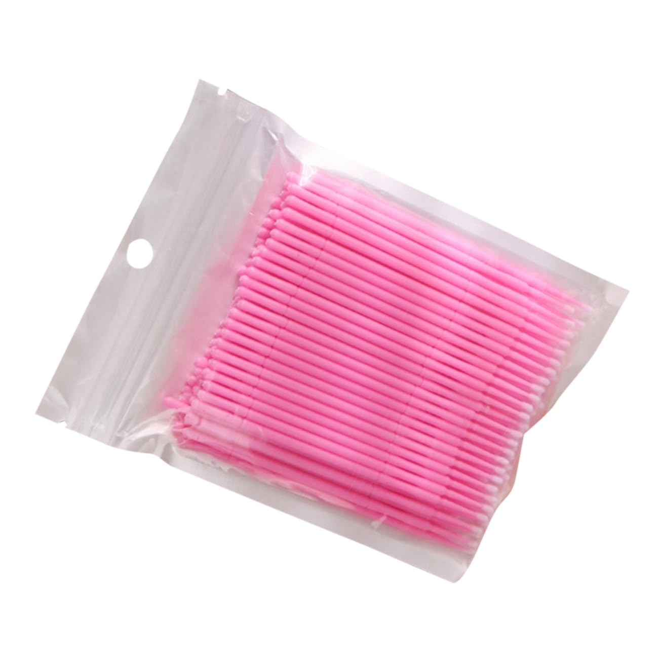minkissy Micro Applicator Brush Eyelash Extension Cotton Swabs 100pcs Disposable Makeup Tools for Eyebrows Nail Art Craft Projects