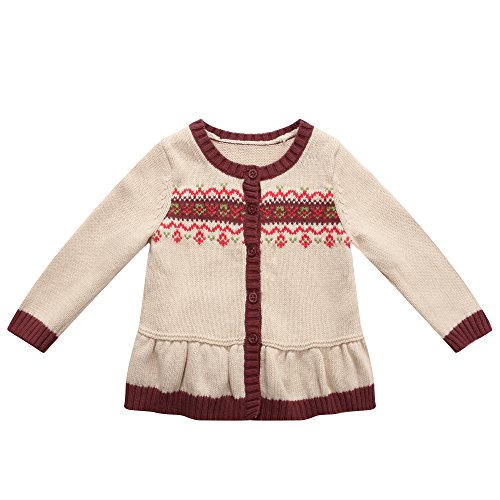 Richie House Little Girls' Lovely Cardigan Sweater Size 3m-12m Rh0851