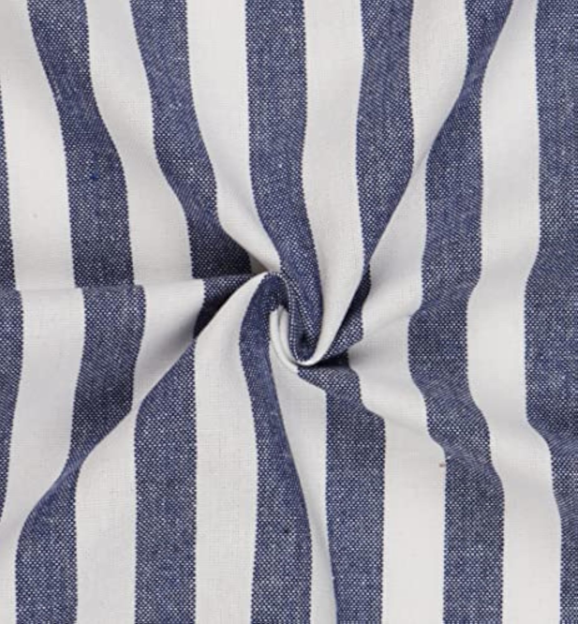 Cotton Candy Stripe Blue Designed Striped Pattern Long Door Curtains