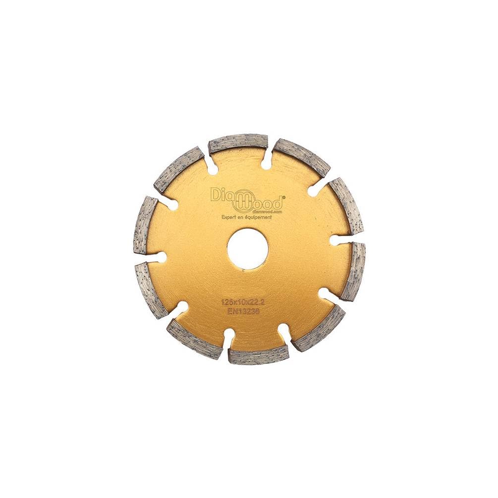 Disque Diamant à Déjointoyer D. 125 x Al. 22,23 x Ht. 7 x ép. 10 mm - Béton, Matériaux de Construction - Diamwood
