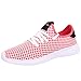 Xmiral Scarpe Uomo Sportive,Basse all'Aperto Scarpe,Traspirante Scarpe da Fitness 41 Anguria Rossa