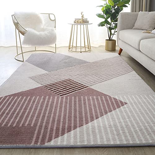 「ORRMALL」カーペット ラグマット ラグ 滑り止め付き センターカーペット 模造カシミヤ 3畳4畳5畳6畳 厚み 長方形 絨毯 抗菌防臭 防ダニ 床暖房対応 シャギーラグ 絨毯 滑り止め付き ふわふわ サラサラ 長方形 カラフルパターン ORFYR-