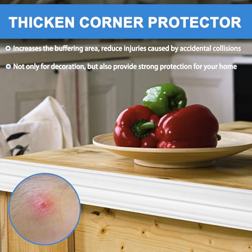 Image of Corner Molding Trim Peel and Stick Wall Corner Protector