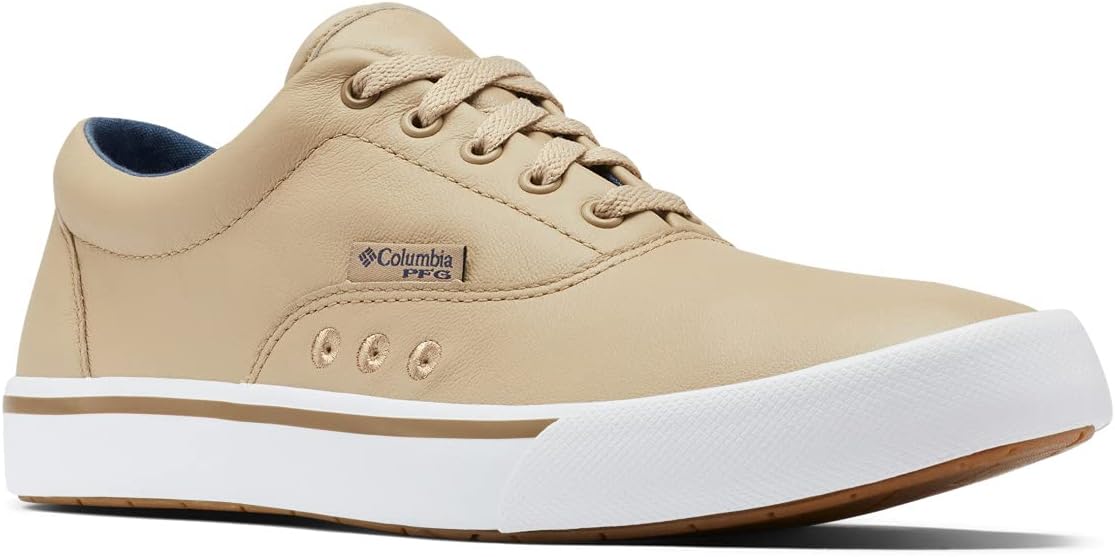 Columbia Men's Slack Tide Lace Dockside PFG Boat Shoe, Oxford Tan/Truffle, 13