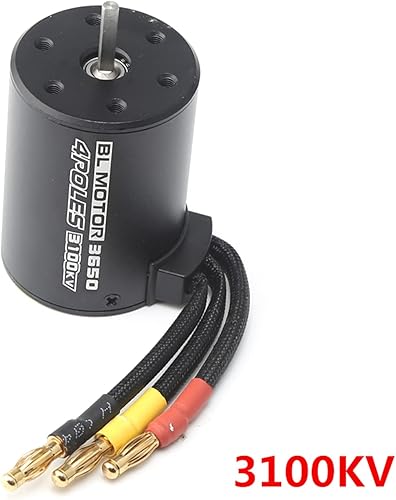 Miniatura 10 de GoolRC Motor sin escobillas 3650 de 3100 KV con disipador de calor ESC sin escobillas de 45 A para coche RC de 18 110 RC de coche, RC de barco,