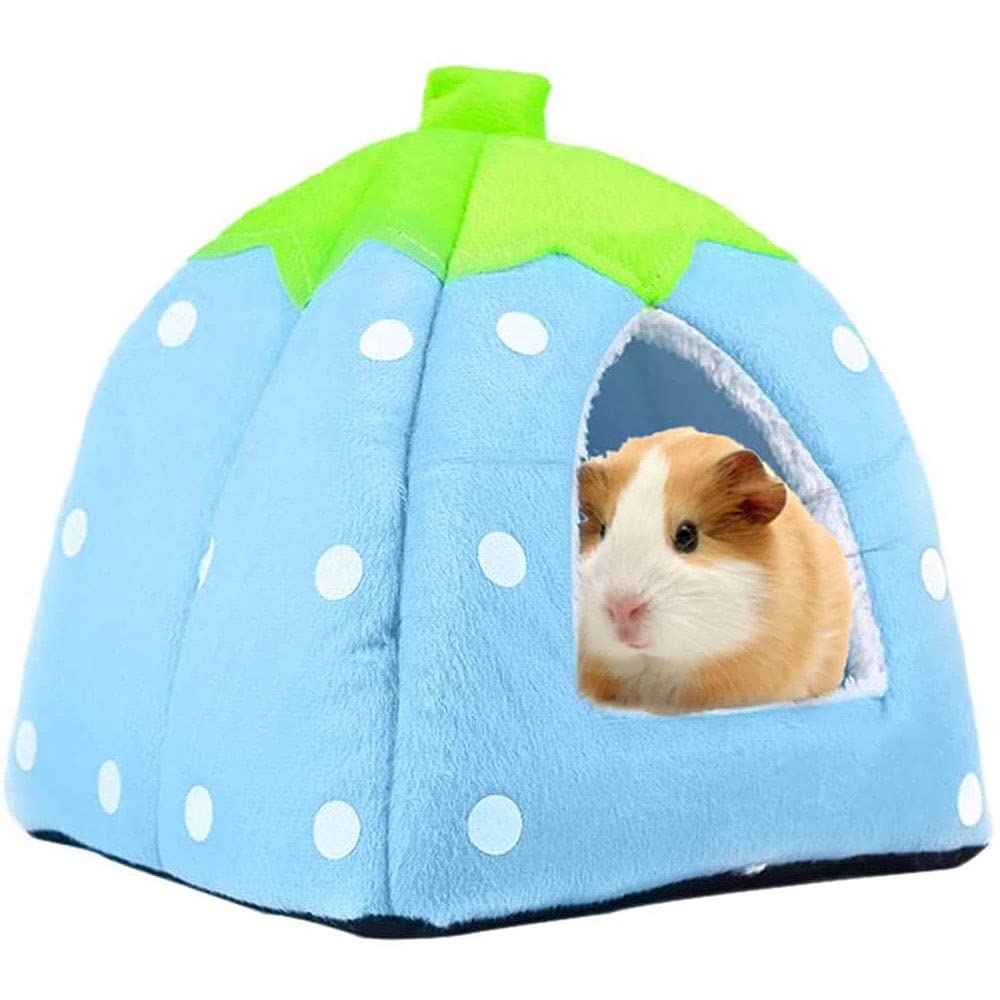 Lot De 2 Hamacs Pour Chinchilla, Hamster, Souris - Coton Et Polaire - 34x34 Cm Et Tunnel 50 Cm - Lavable, Confortable