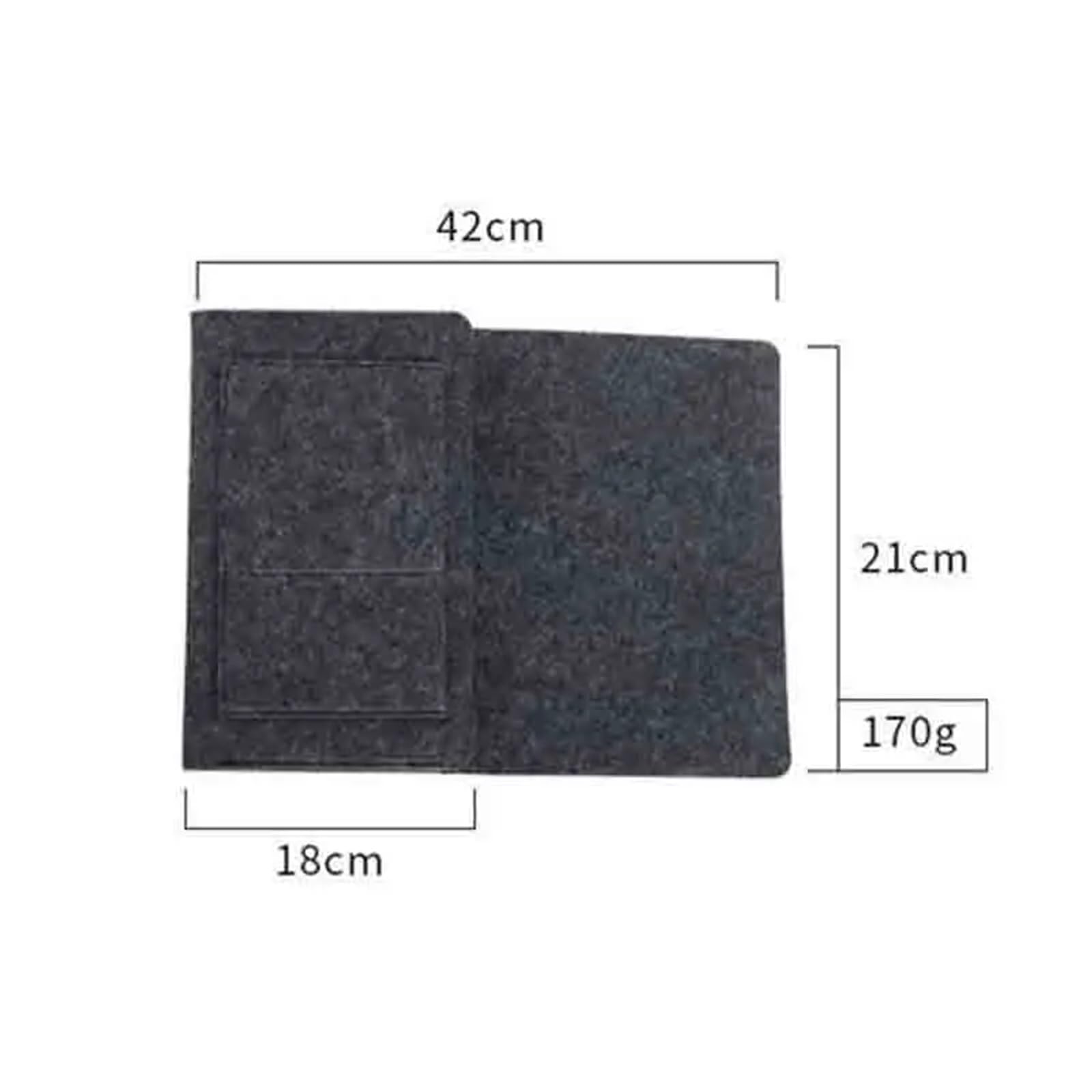 Bolsas Colgantes de Fieltro para cabecero de Cama, Ideales para el hogar, con múltiples Bolsillos sofá (Negro y café).