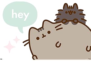 Pusheen - Hey Wall: A Captivating Decor for Your Space