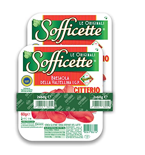 Citterio Sofficette - Bresaola della Valtellina Bi-Pack 2x, 120g