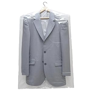 10 Packs Plastic Dry Cleaner Bags 60x90CM 23 6 x 35 4 Inch Clear Dry Cleaners Dust-Proof Bags