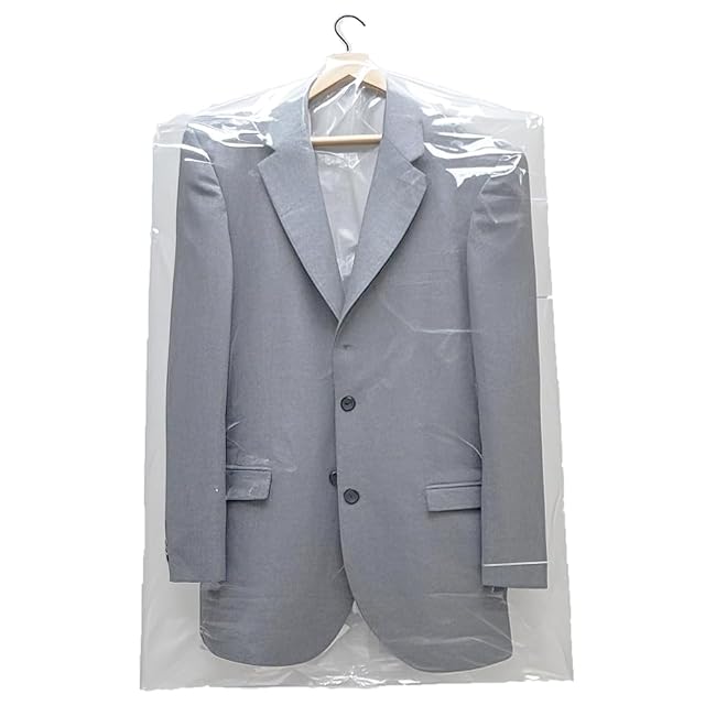 10 Packs Plastic Dry Cleaner Bags 60x90CM 23 6 x 35 4 Inch Clear Dry Cleaners Dust-Proof Bags