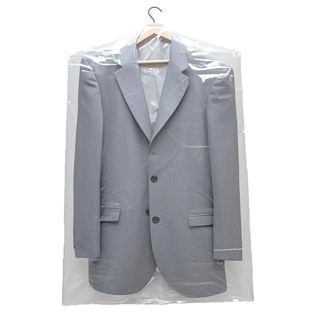 10 Packs Plastic Dry Cleaner Bags 60x90CM 23 6 x 35 4 Inch Clear Dry Cleaners Dust-Proof Bags